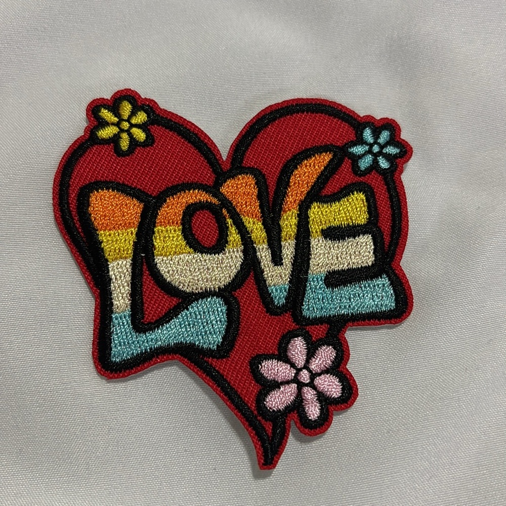 Colorful Heart Love Patch